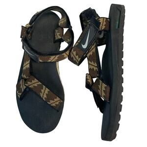 Nike Vintage Brown Open Toe Outdoor Water Hiking Sandals Women's Size 7.5/8